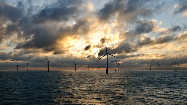 Windfarm in sunset (small)