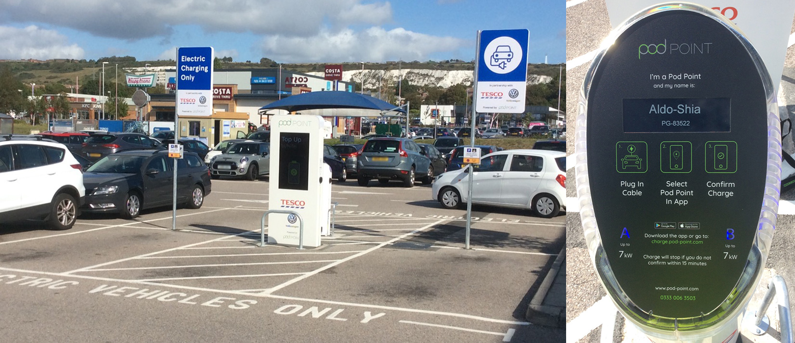Everoze Partners Pod-point EV charging infrastructure
