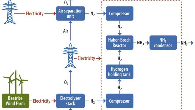 From electricity to green ammonia